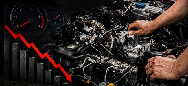 power loss in diesel vehicles